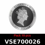 Lot 10 Vera Silver 1 once (Cours Légal - LSP) 