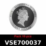 Lot 10 Vera Silver 1 once (Cours Légal - LSP) 