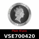Lot 10 Vera Silver 1 once (Cours Légal - LSP) 