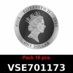 Lot 10 Vera Silver 1 once (Cours Légal - LSP) 