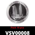 Lot 10 Vera Silver 1 once (Cours Légal - LSP) 