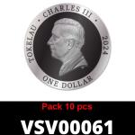 Lot 10 Vera Silver 1 once (Cours Légal - LSP) 