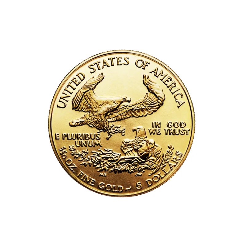Pièce d'or American Eagle 1/10 once