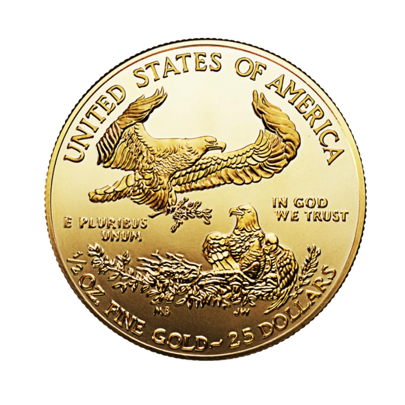 Pièce d'or American Eagle 1/2 once
