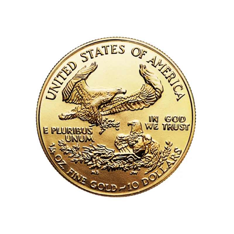 Pièce d'or American Eagle 1/4 once