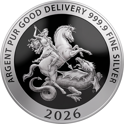 Pièce en argent Marianne terrassant le dragon, 999.9 fine silver, 2026